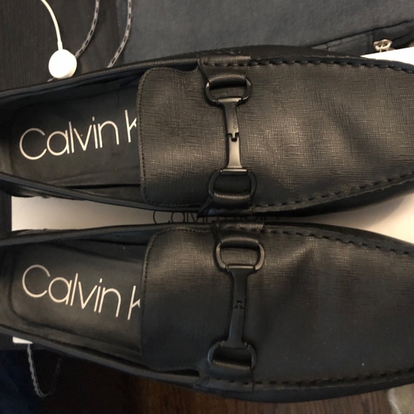 Calvin Klein Men\'s MOX Weave Emboss Loafers